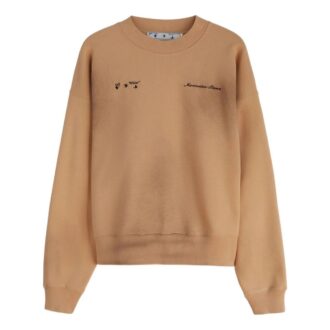 Pull-over en maille tissée Off-White x Mercedes-Benz « Autumn Beige »