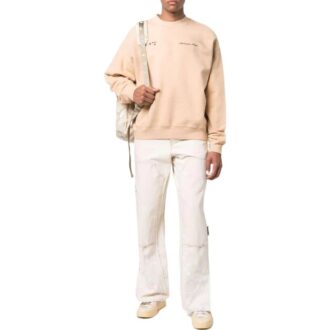 Pull-over en maille tissée Off-White x Mercedes-Benz « Autumn Beige »
