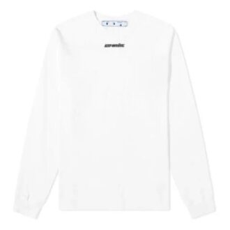 Pull-over FW20 à imprimé Arrows pour homme, blanc