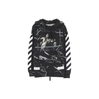 Pull-over imprimé tendance pour homme noir