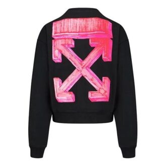 Pull-over pour homme noir avec imprimé Arrows FW20