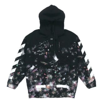 Pull à rayures diagonales et logo pour homme