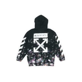 Pull à rayures diagonales et logo pour homme