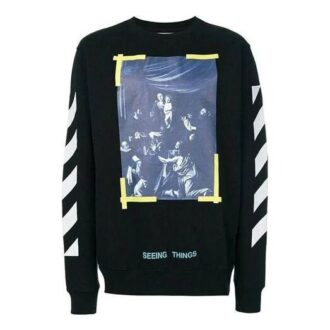 Pull zébré jaune SS21 noir