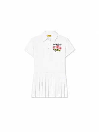 Robe Daisy Tape à manches courtes