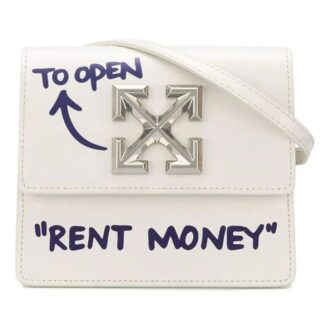 Sac banane Off-White Jitney 0.7 Quote, ivoire