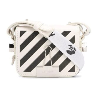 Sac à bandoulière Diag Mini Blanc
