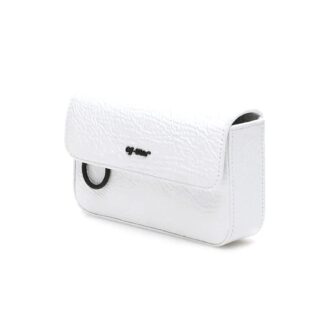 Sac à bandoulière en cuir blanc