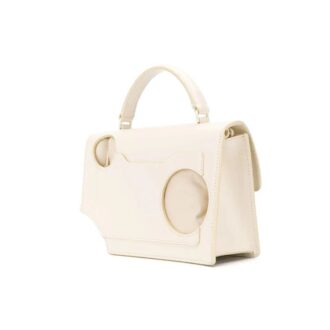 Sac à bandoulière en cuir Off-White Jitney 1.4 Tote Beige
