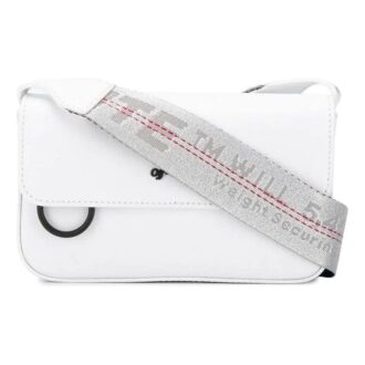 Sac à bandoulière Industrial Logo blanc