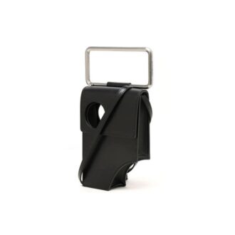Sac à bandoulière long en cuir 21 Noir