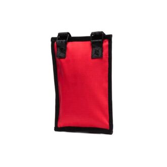 Sac à bandoulière multipoches pour homme Noir/Rouge