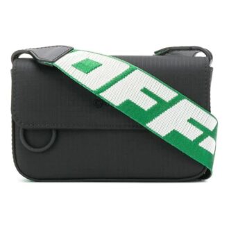 Sac à bandoulière noir avec logo