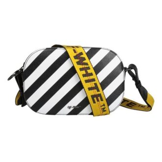 Sac à bandoulière noir et blanc Noir et blanc