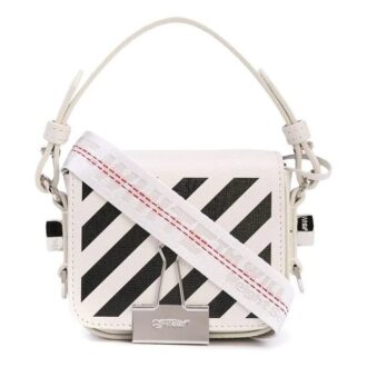 Sac à bandoulière Off-White avec logo, sac messager, blanc