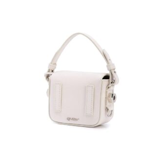 Sac à bandoulière Off-White avec logo, sac messager, blanc