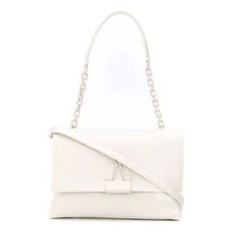 Sac à bandoulière Off-White Blinder Clip Blanc