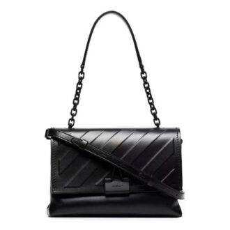 Sac à bandoulière Off-White Diag Binder Clip Noir