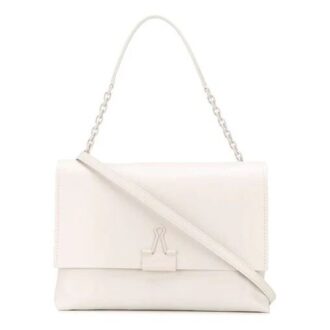 Sac à bandoulière souple Off-White avec Binder Clip, blanc