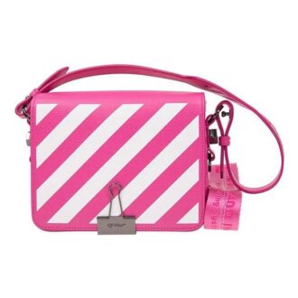 Sac à bandoulière tendance Off-White rose