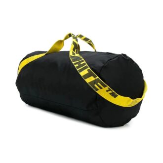 Sac de voyage en nylon à sangles industrielles « Noir Jaune »