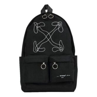 Sac à dos Abstract Arrows « Noir/Blanc »