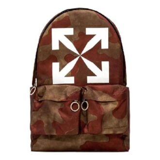 Sac à dos en nylon imprimé 20 flèches, motif camouflage