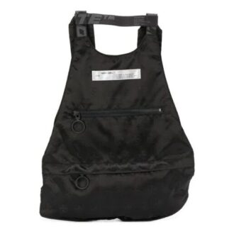Sac à dos jacquard avec logo, sac d&rsquo;école, noir