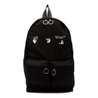 Sac à dos noir imprimé logo Off-White pour homme
