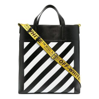 Sac fourre-tout en cuir avec logo « Black »