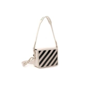 Sac à main en cuir Off-White série 20 Blanc