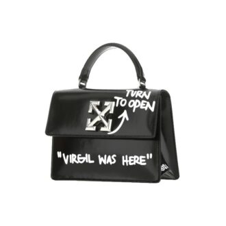 Sac à main Jitney série 1.4 Metallic LOGO Cortex Virgil Graffiti noir