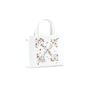Sac à main Off-White à motif de fleurs et de flèches Arrows