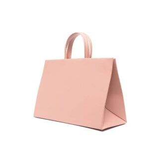 Sac à main Off-White à motif de fleurs et de flèches, rose
