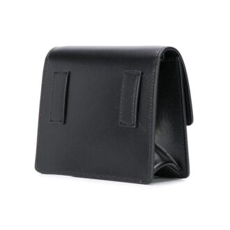 Sac messager en cuir Arrow unisexe noir