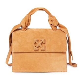 Sac messager en daim Off-White Jitney Jaune