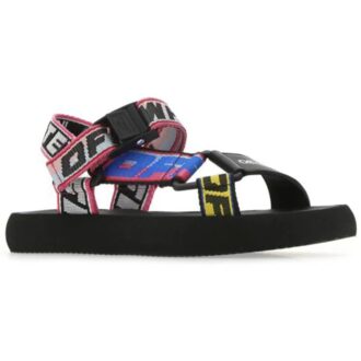 Sandales Trek à lanières avec logo Off-White « Black Multi-Color »