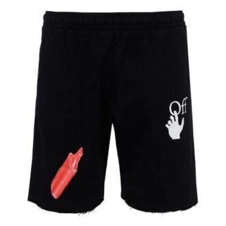 Short décontracté FW20 Pascal Applique pour homme, noir