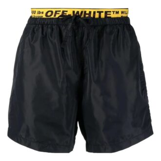 Short de bain classique avec bordure logo Industrial