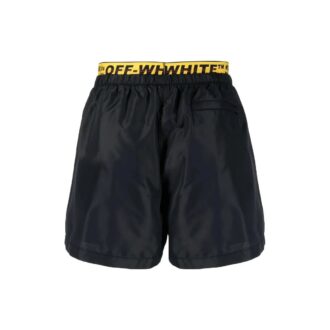 Short de bain classique avec bordure logo Industrial
