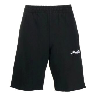 Short de sport avec logo en lettres cursives