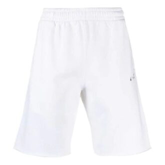 Short de sport imprimé à motifs Arrows SS21, version blanche