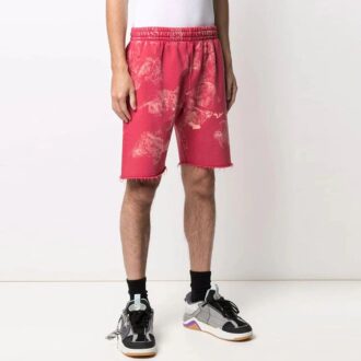 Short droit de sport rouge Off-White pour homme SS21