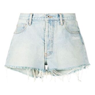 Short en denim bleu clair Off-White
