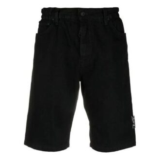 Short en jean pour homme SS21 Logo Noir