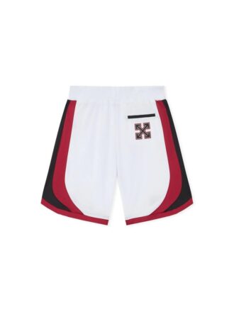 Short Off-White x c/o AC Milan Arrow Tech « Blanc Rouge »