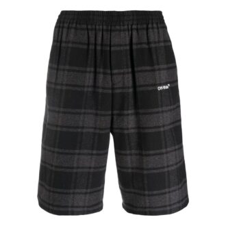Shorts à carreaux « Noir Gris »