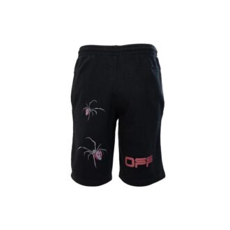 Shorts décontracté avec impression, version standard, noir
