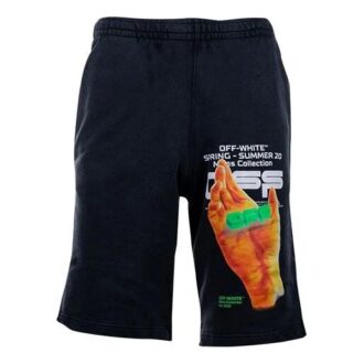Shorts décontracté imprimé, version noire Shorts décontracté imprimé, version noire