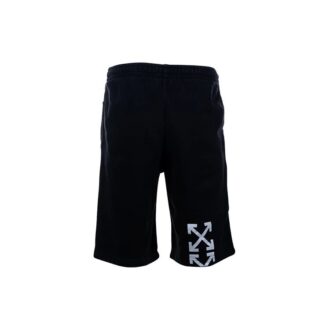 Shorts décontractés à imprimé peint, version standard, noir Shorts décontractés à imprimé peint, version standard, noir